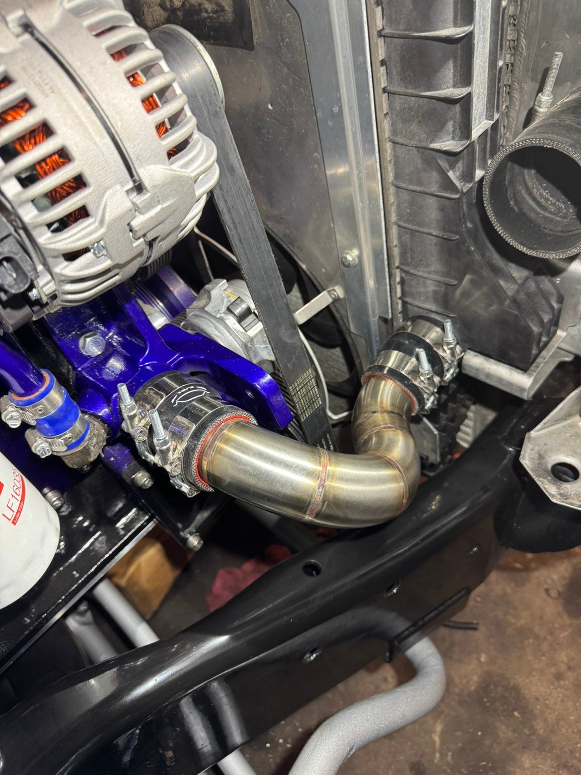 03-18 Cummins Lower Coolant Pipe